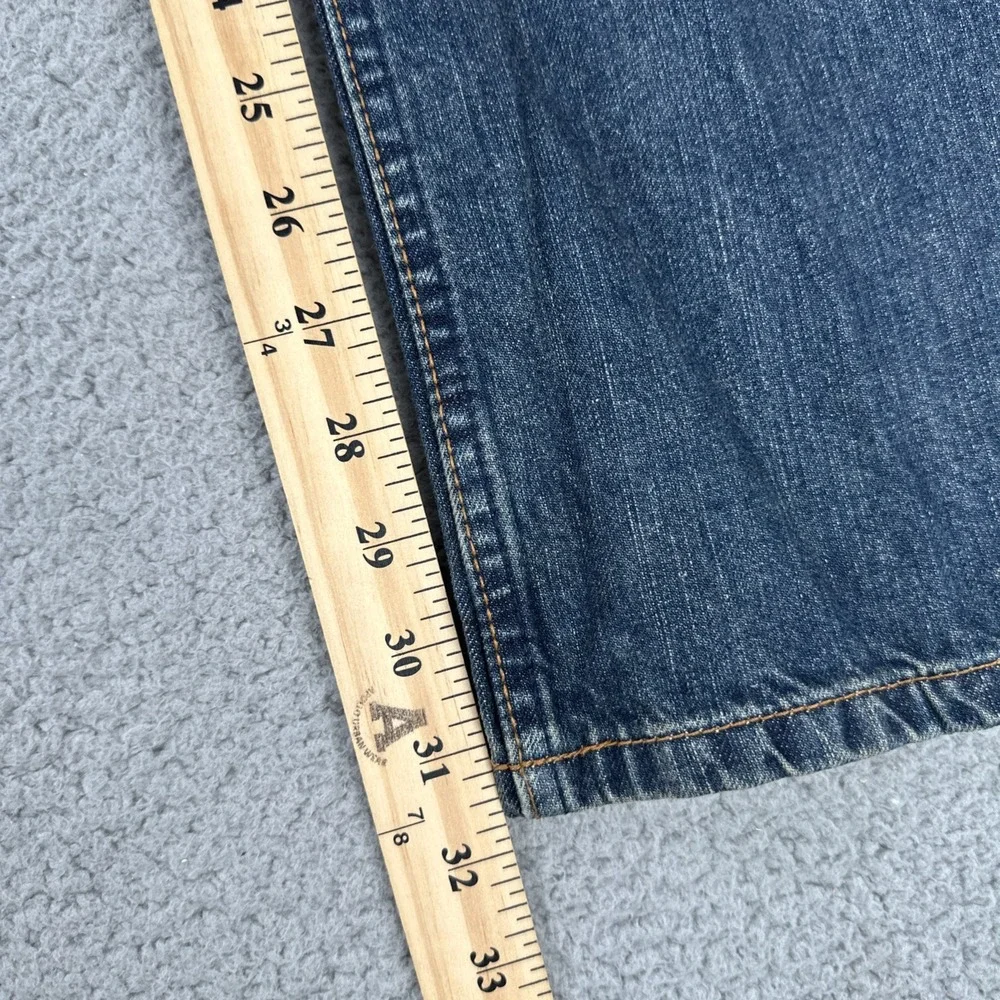 VTG Y2K Volcom Black Bart Button Fly Jeans Men 30x32 Blue Straight Leg Painted